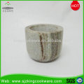 Molino de piedra natural, molinillo, hierba, molinillo, molino de color Marble food / Granite Stone Pestle and Mortar Spice Herb